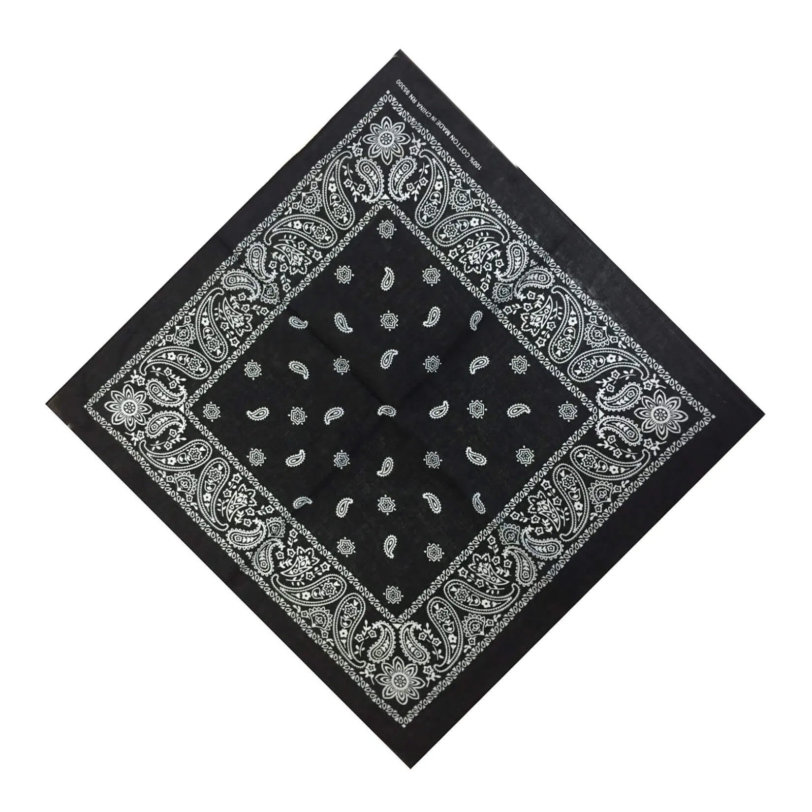 12 Pcs Novelty Cowboy Bandana Hip-Hop Headband Scarf Head Wrap Wristband