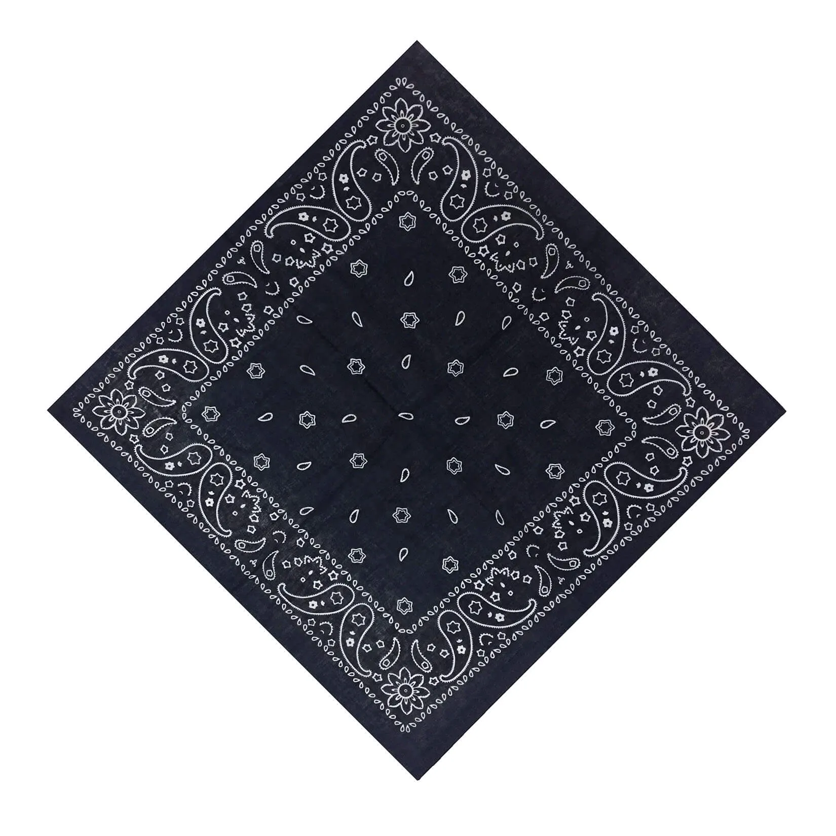 12 Pcs Novelty Cowboy Bandana Hip-Hop Headband Scarf Head Wrap Wristband
