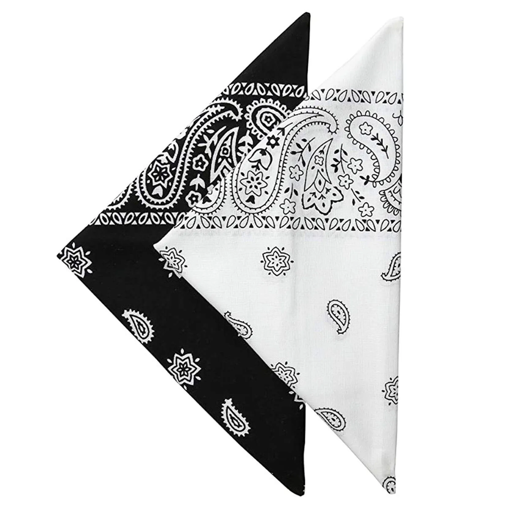 12 Pcs Novelty Cowboy Bandana Hip-Hop Headband Scarf Head Wrap Wristband