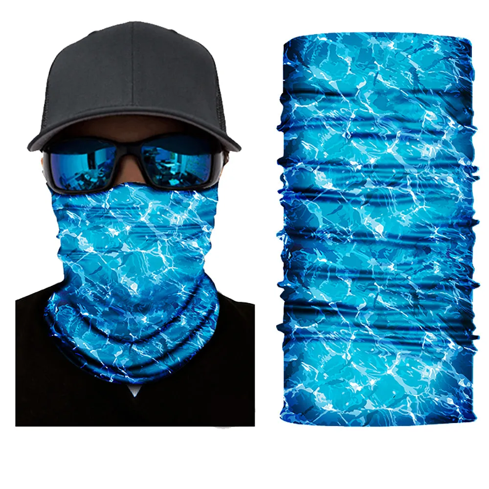 6 Pack Neck Gaiter Tubular Bandana Balaclava Mask