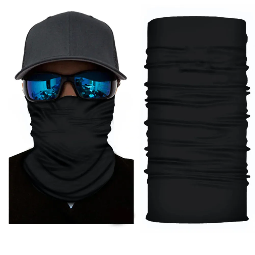 6 Pack Neck Gaiter Tubular Bandana Balaclava Mask