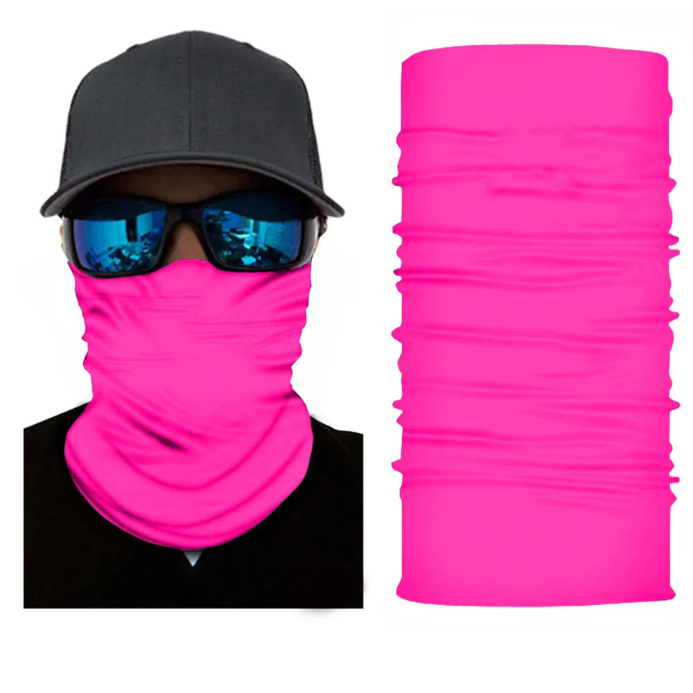 6 Pack Neck Gaiter Tubular Bandana Balaclava Mask