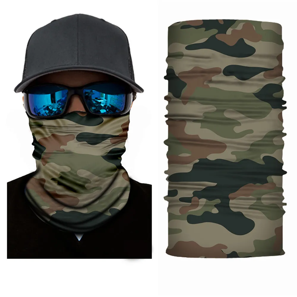 6 Pack Neck Gaiter Tubular Bandana Balaclava Mask