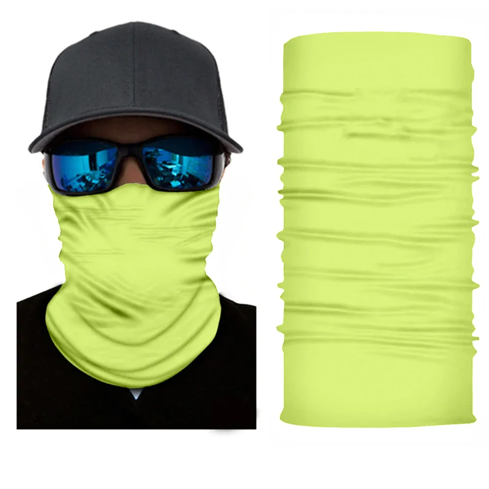6 Pack Neck Gaiter Tubular Bandana Balaclava Mask