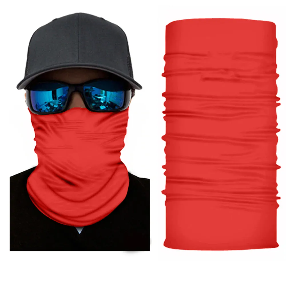 6 Pack Neck Gaiter Tubular Bandana Balaclava Mask