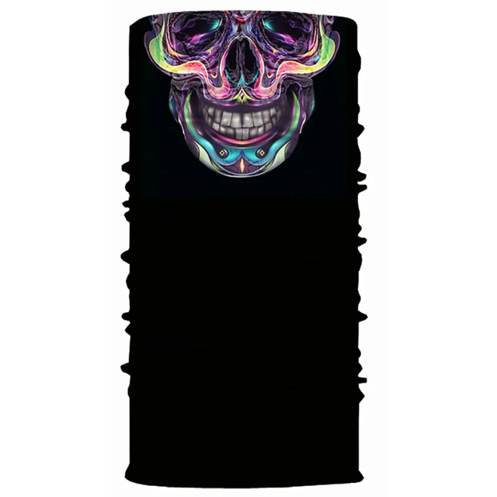6 Pack Neck Gaiter Tubular Bandana Balaclava Mask