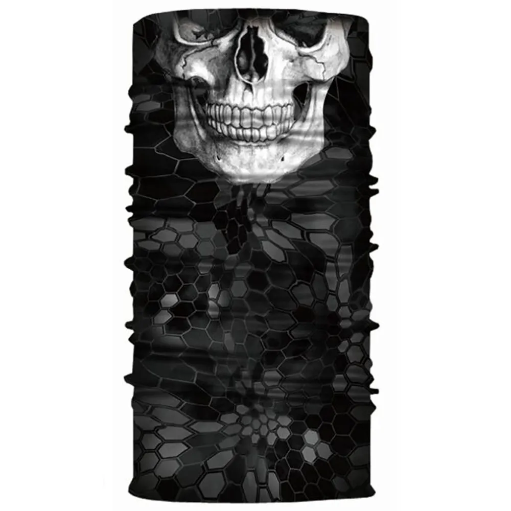 6 Pack Neck Gaiter Tubular Bandana Balaclava Mask