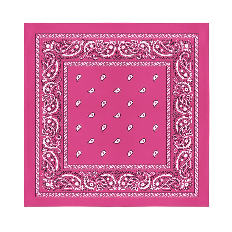 60 Pack POLYESTER Bandanas