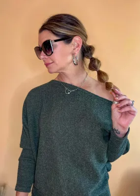 Allure Glitter Cat Eye Sunglasses - Black/Silver