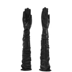 Amalfi | Shoulder Length Leather Gloves (80cm)