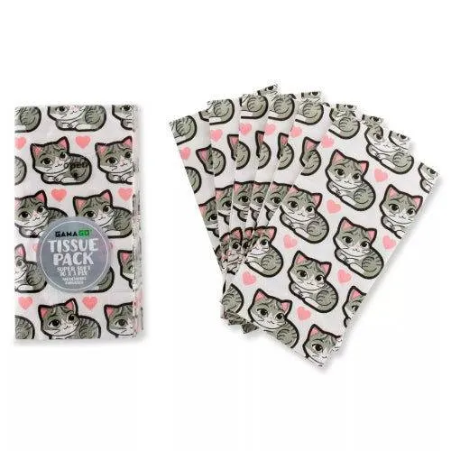 Animals: Kitten - Tissue Travel Pack