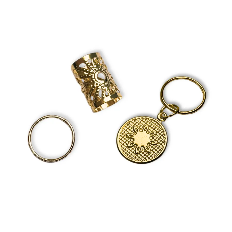 Annie Braid Charm Set - Floral Circle #1404