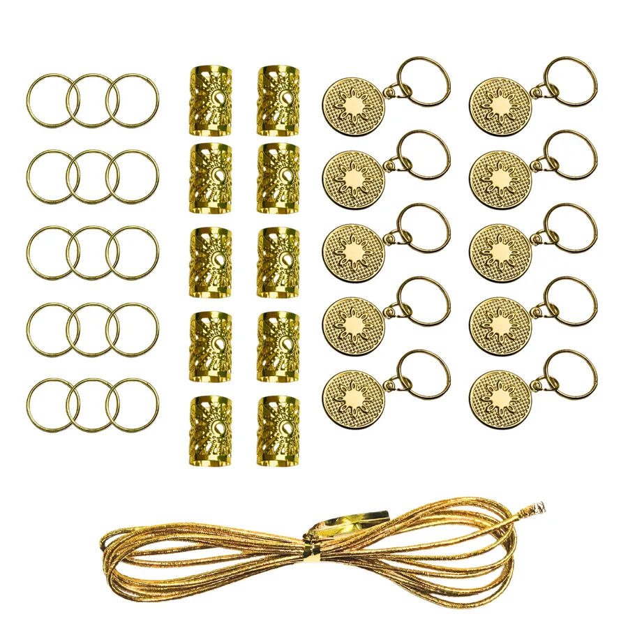 Annie Braid Charm Set - Floral Circle #1404