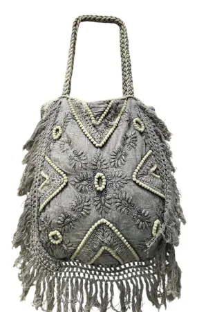 Artisanal hand crafted shoulder bag