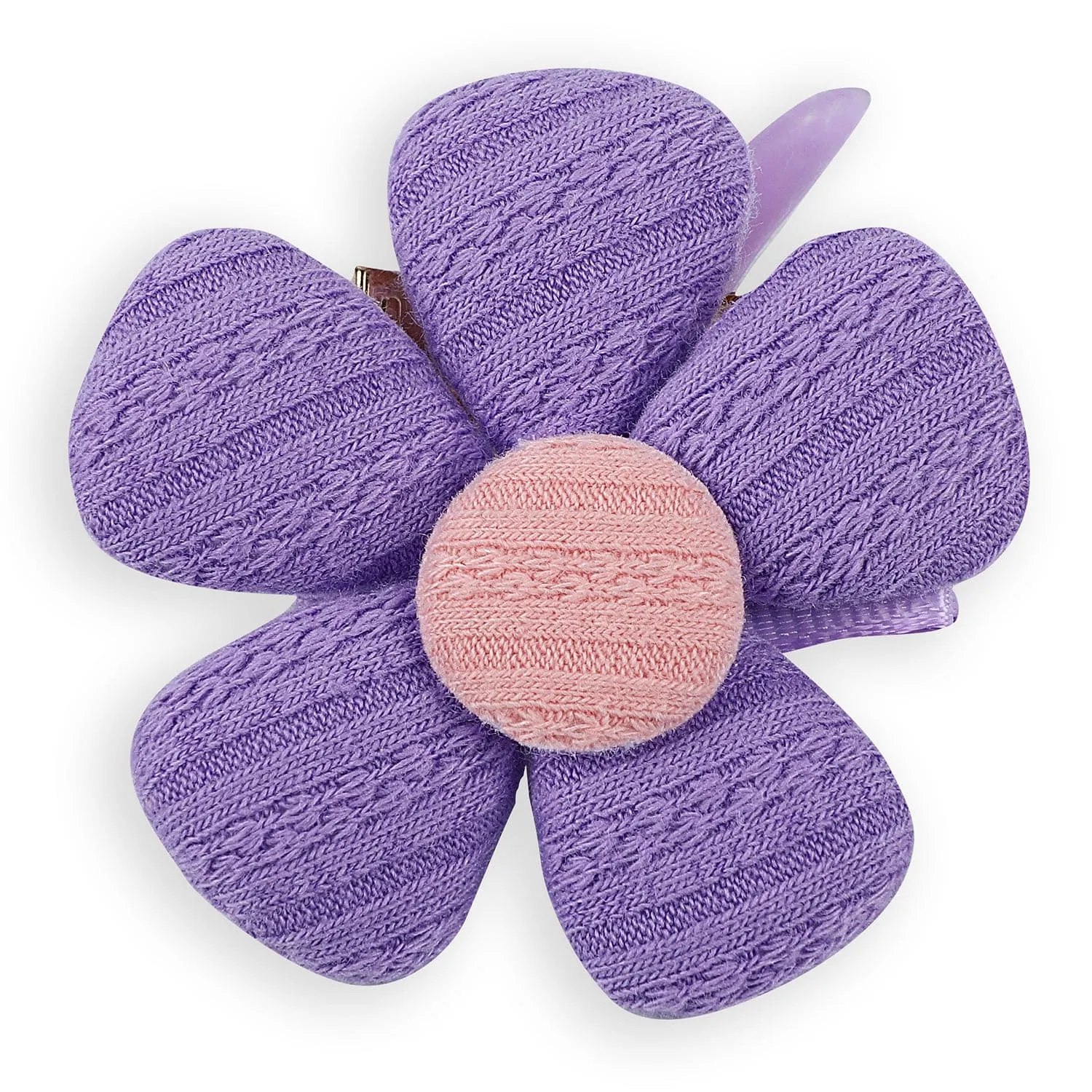 Asteria Bows Hair Clips Set 8 Pcs - Purple