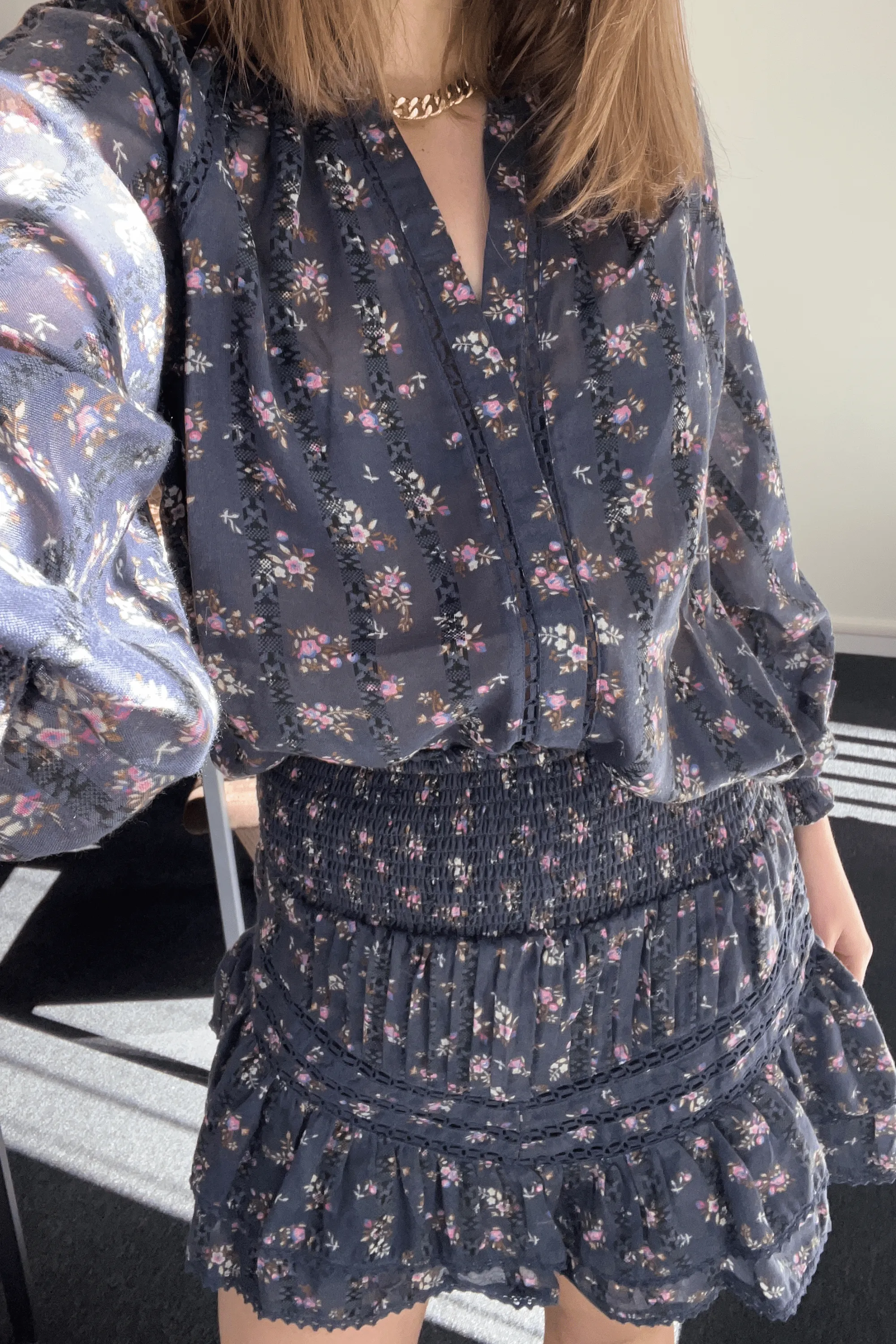Atkin Delicate Floral Skirt