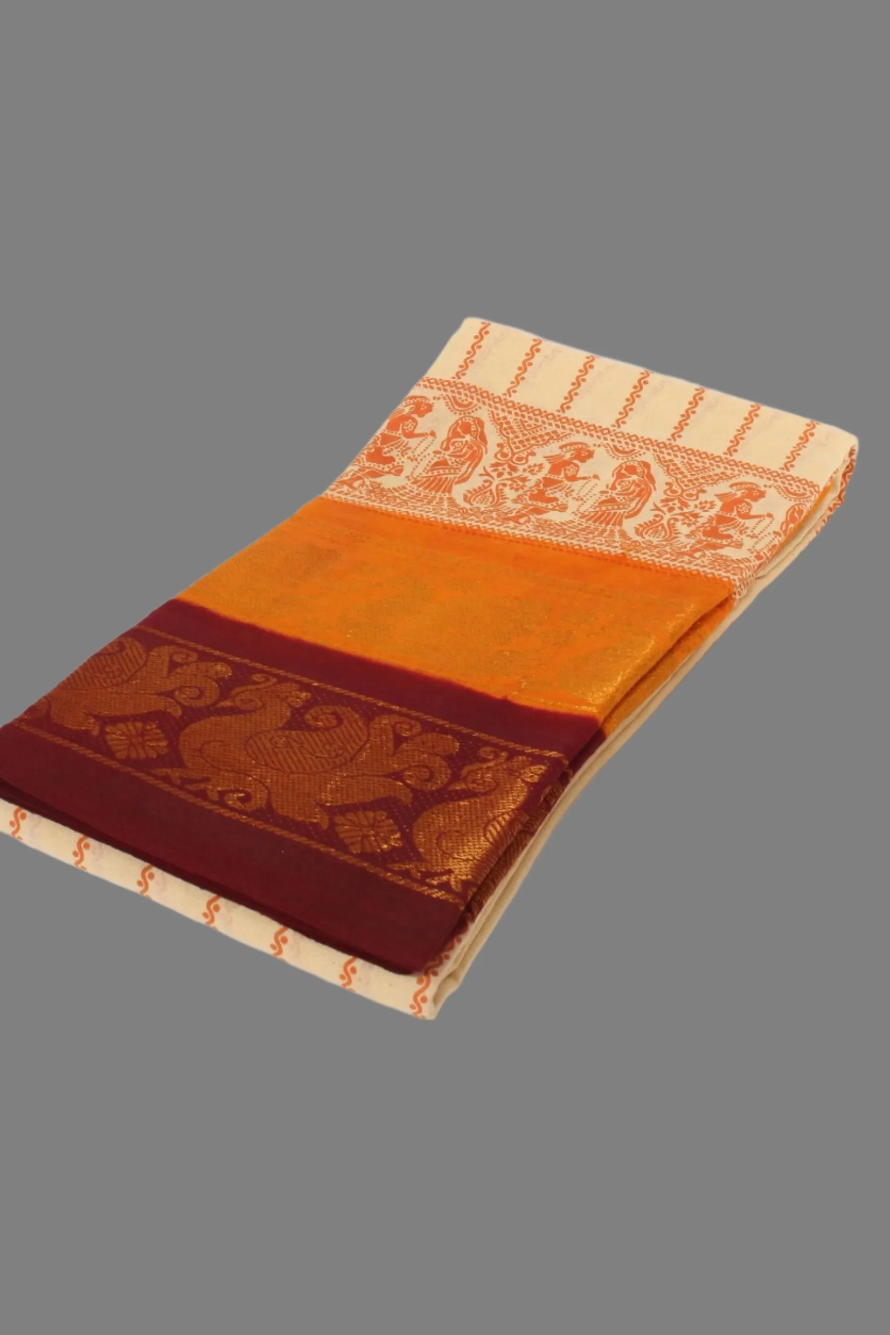 Authentic Madurai Sungudi Cotton Saree - Cultural Elegance & Lightweight
