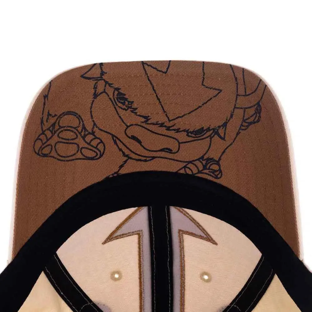 Avatar: The Last Airbender - Appa Cosplay Snapback Hat (Pre-Curved Bill) - Bioworld