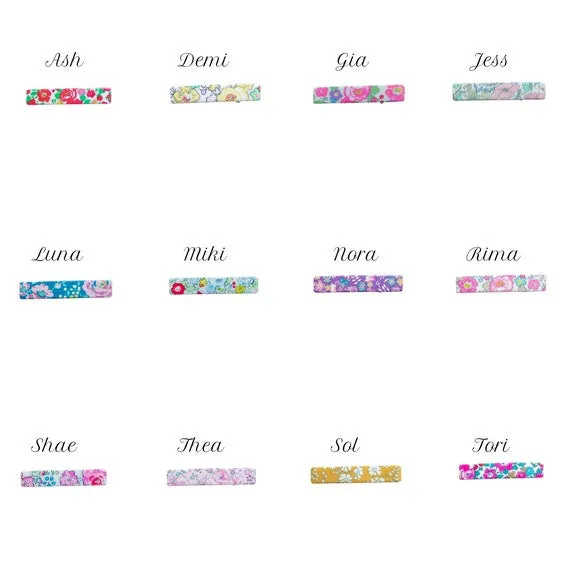 Bar Hair Clip - 43 Prints - Non Slip Clip