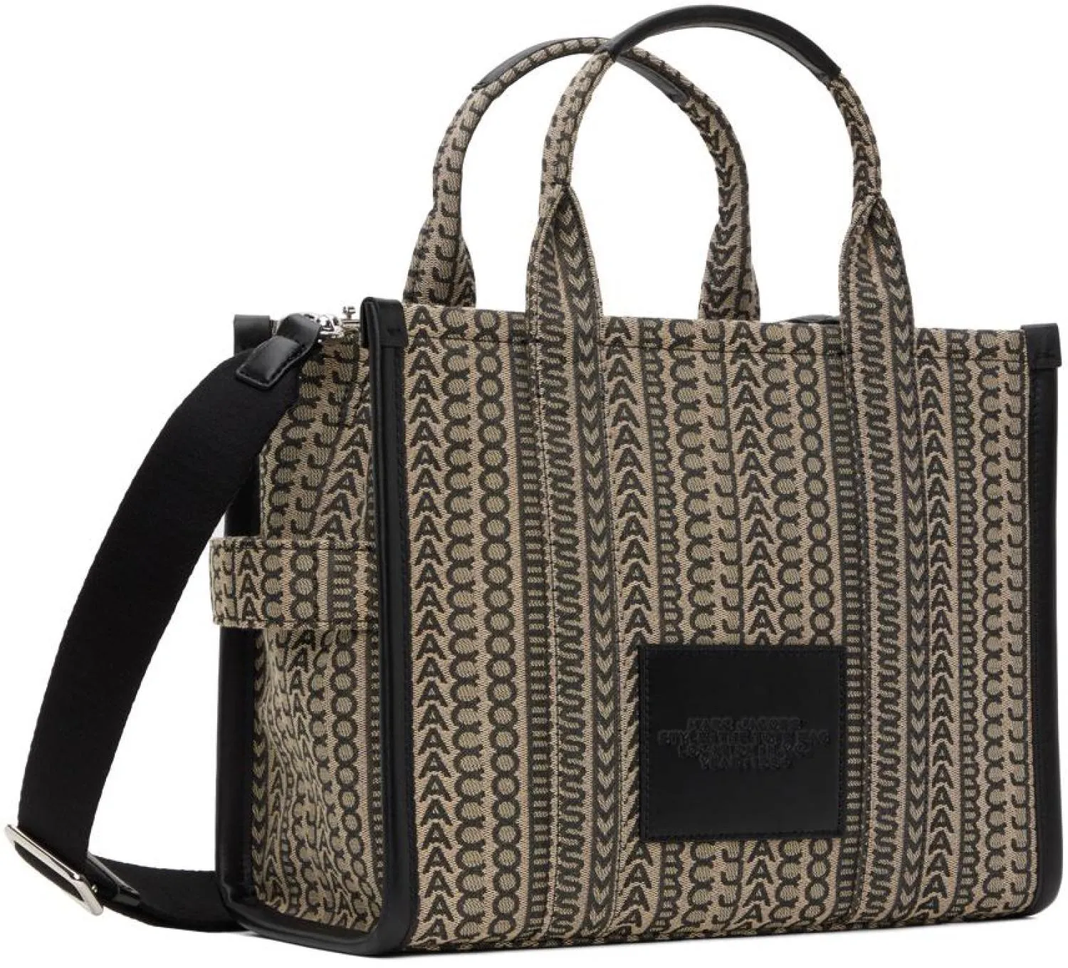 Beige 'The Monogram' Medium Tote