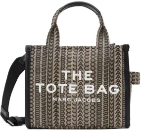 Beige 'The Monogram Small' Tote