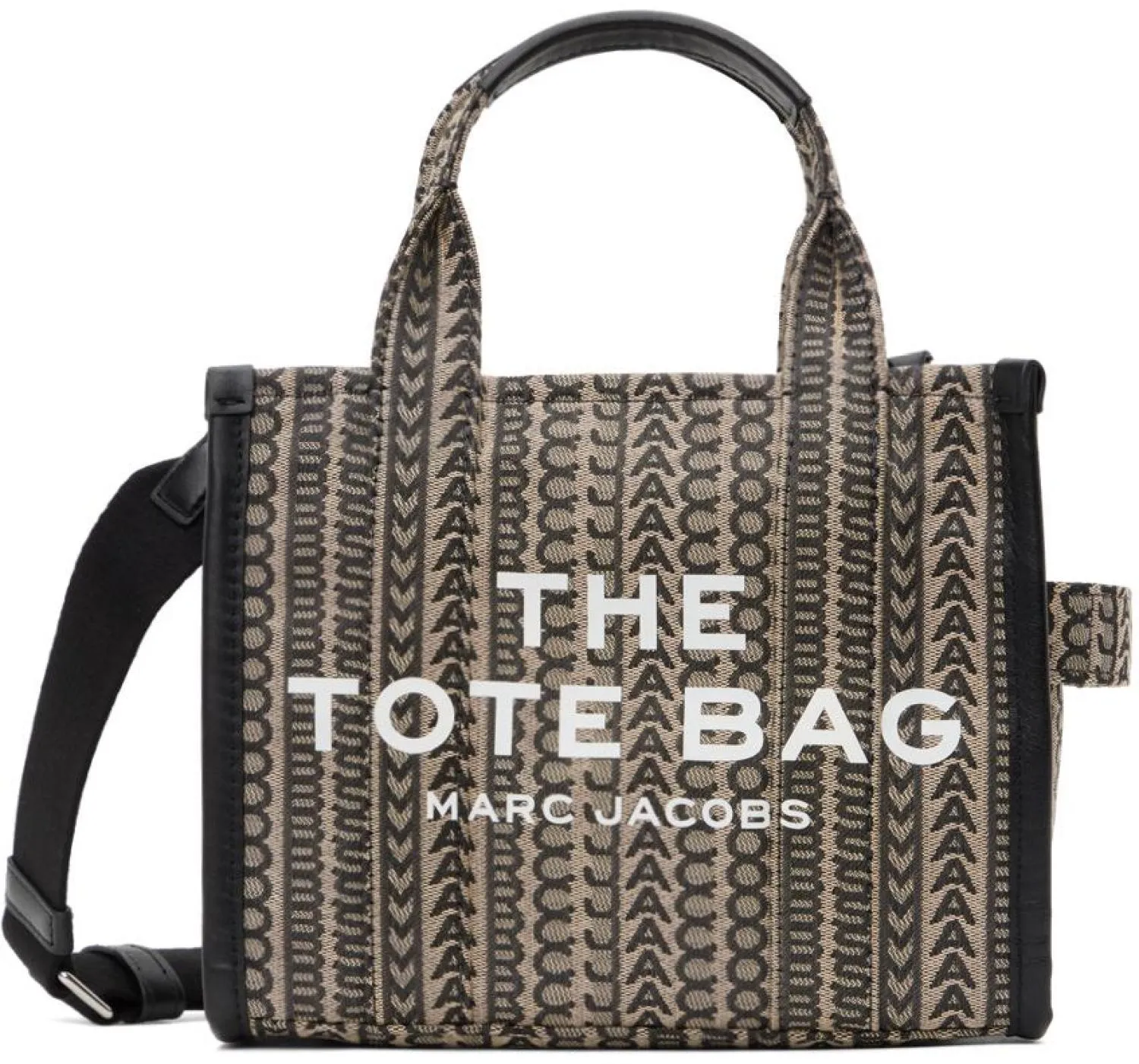 Beige 'The Monogram Small' Tote