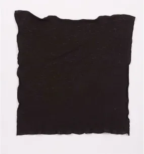 Black 100 Hemp Bandana