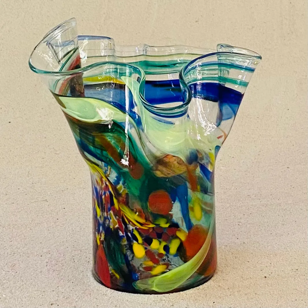 Blown glass - vase (floppy 25cm)