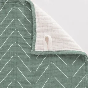 Breastfeeding Boss- Sage Mudcloth