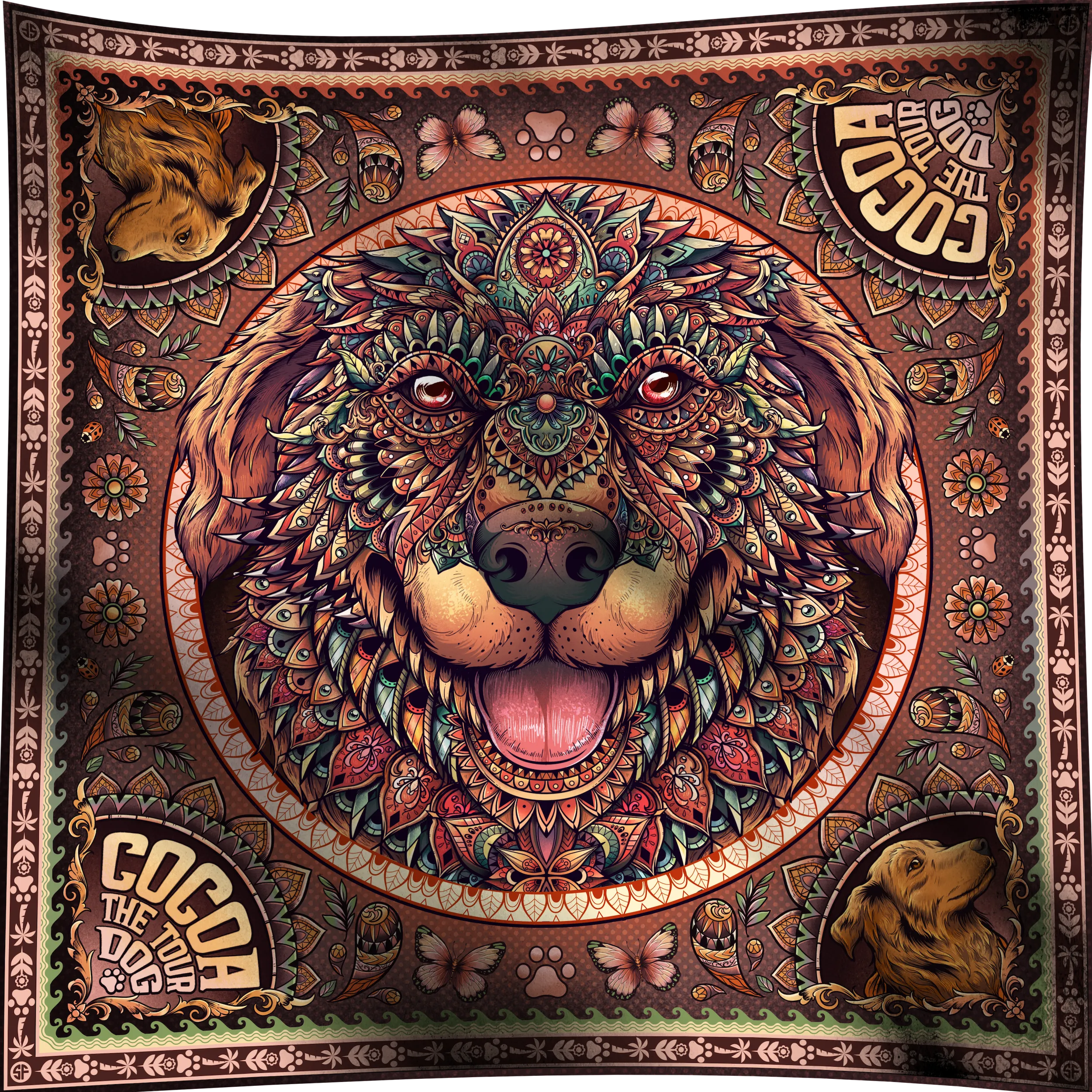 Cocoa Bandana (2 Color Options Available)