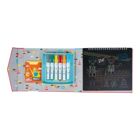 Construction Chalkboard Sketchbook