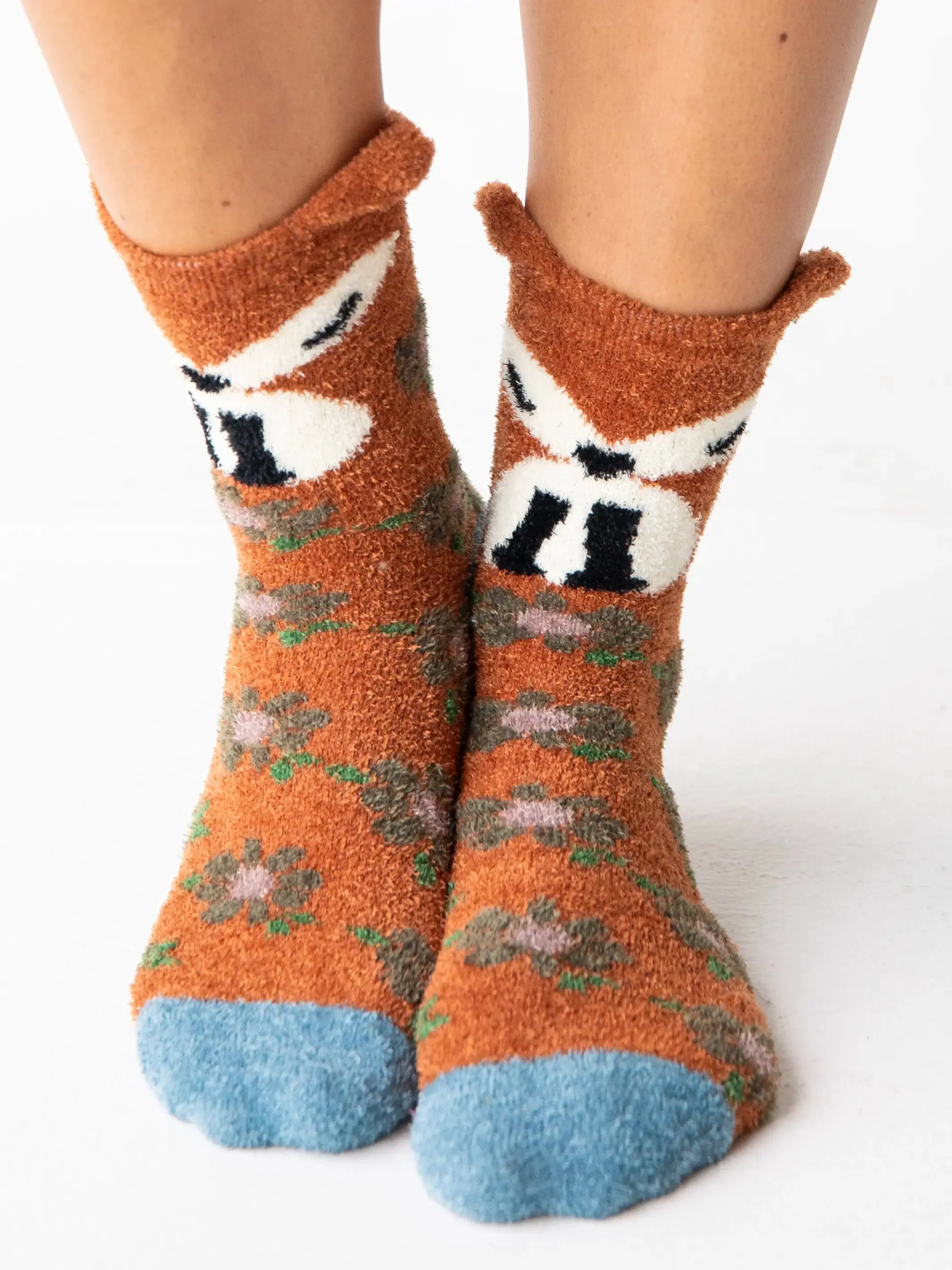 Cozy Socks - Rust Fox