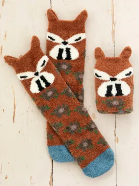 Cozy Socks - Rust Fox