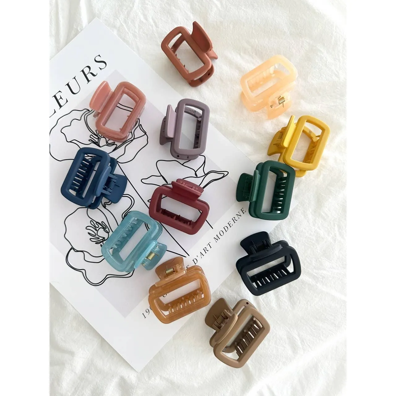 Cube Hair Clips
