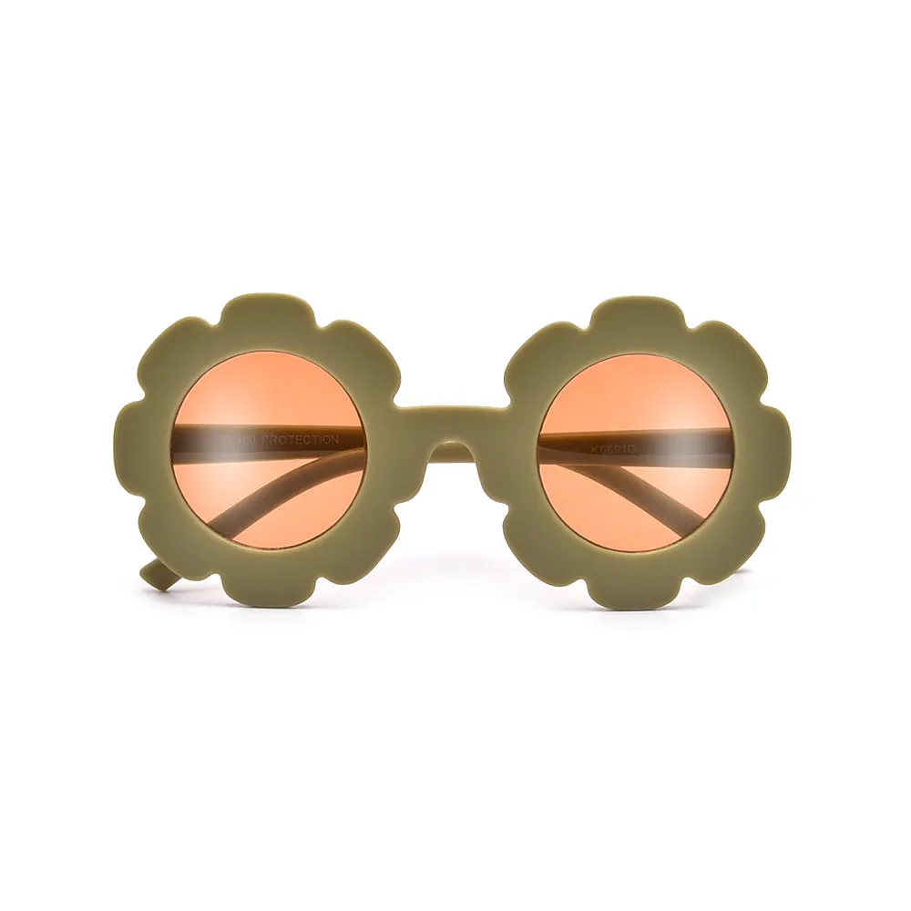 CUTE FASHION ROUND FLORAL KIDS SUNNIES