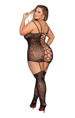 Delicate Lace Garter Dress