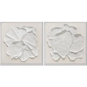 Delicate Petal Wall Art (Set of 2) 33.00" x 33.00"