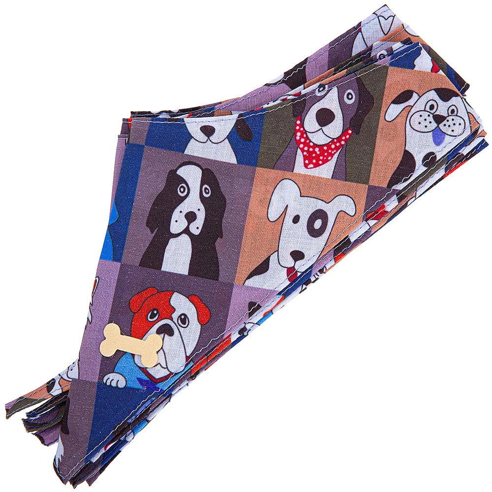 Dog Bandana Design #53 by Cecilia (Set of 10)