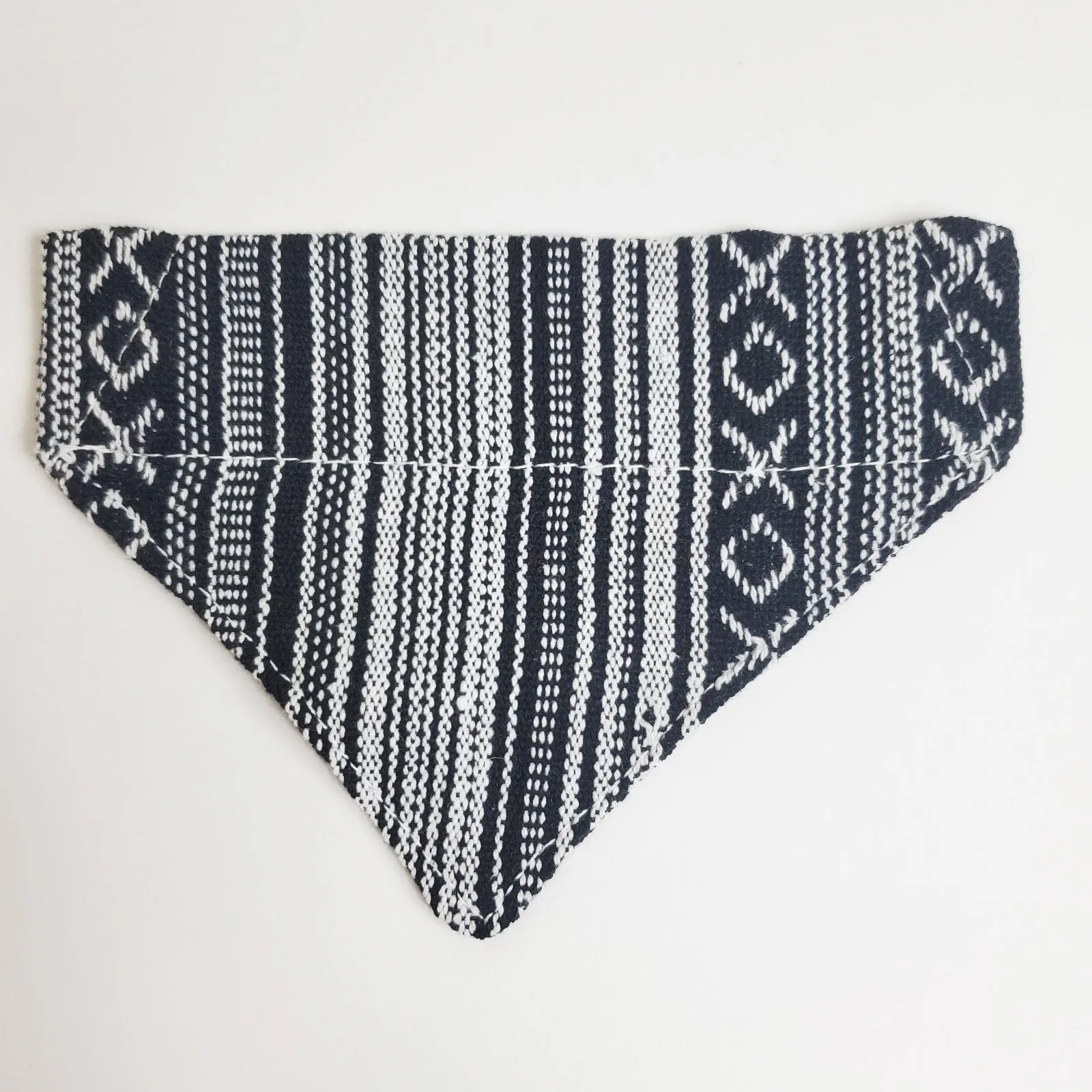Dog Bandana Small - Salt & Pepper Woven