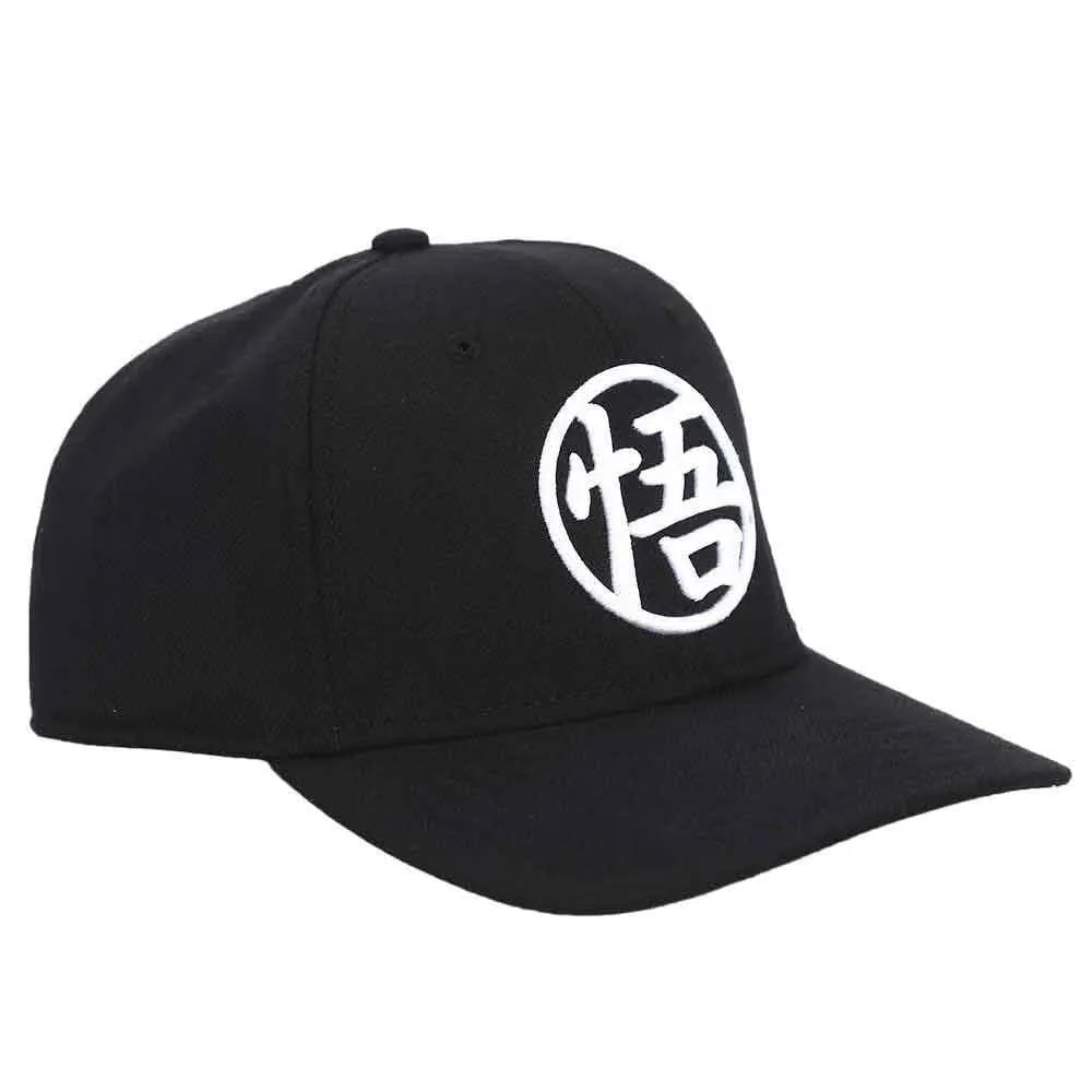 Dragon Ball Z - Goku Snapback Hat (Black, Pre-Curved Bill) - Bioworld
