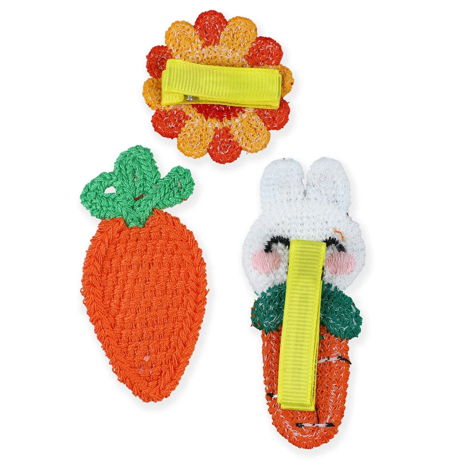 Hermione Fruity Hair Clips Set 9 Pcs - Orange, Yellow