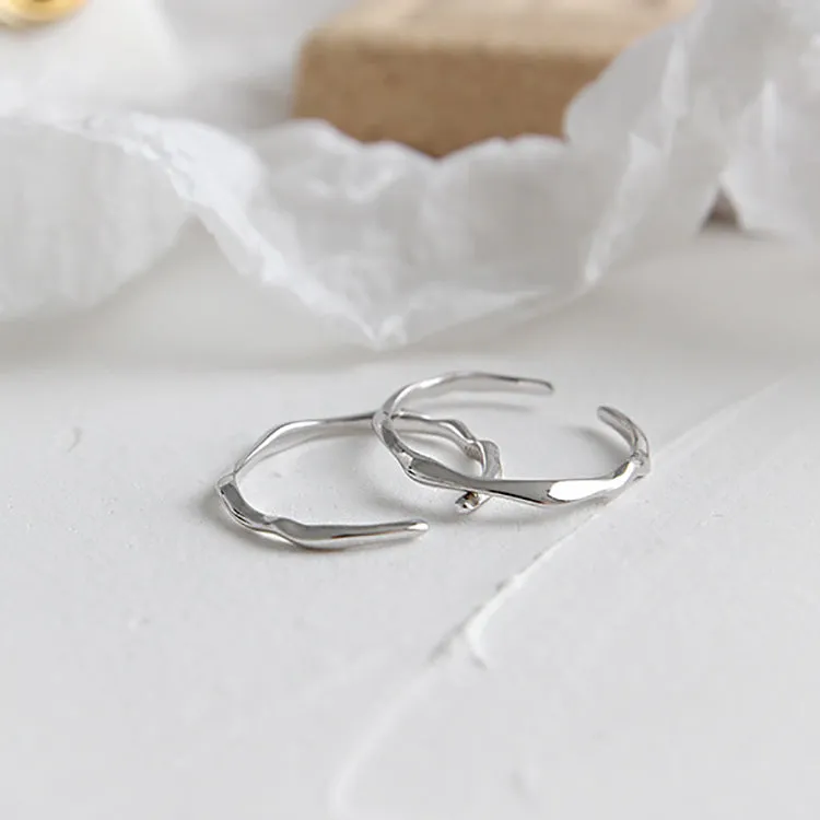 Irregular Thin Ring Adjustable