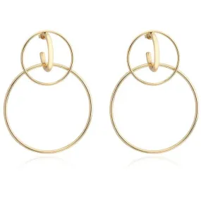 Kara Double Hoop