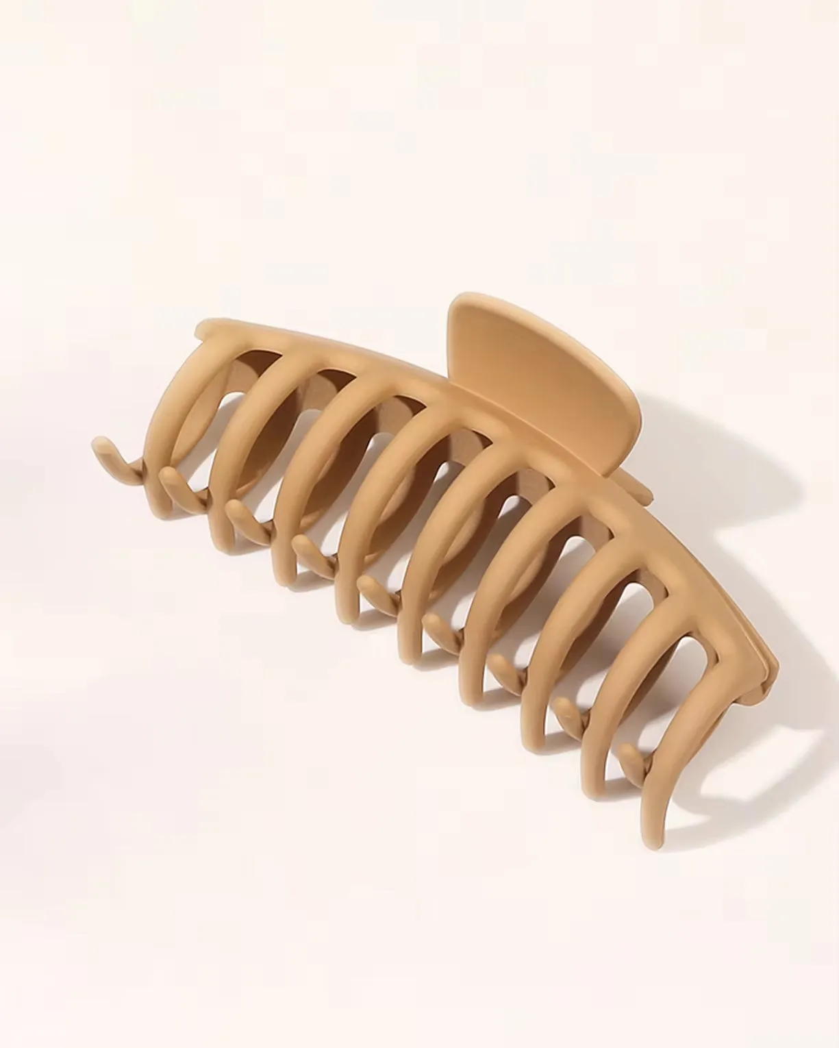 Large Claw Clips for Thick Hair , Girls Big Hair Clips Claw, Matte Claw Clips, Neutral Hair Clips 4 Pack