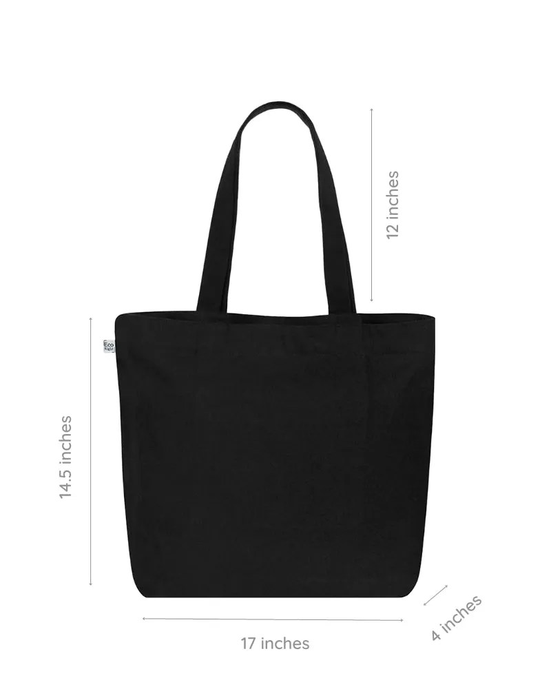 Large Zipper Tote Bag (Pack of 5) - Mesmerizing Stingray
