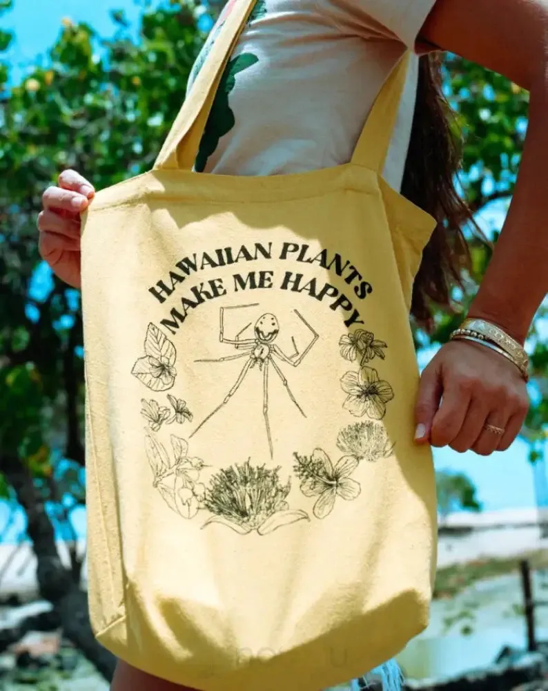 LAULIMA - Happy Face Spider Tote Bag
