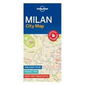 Lonely Planet Milan City Map