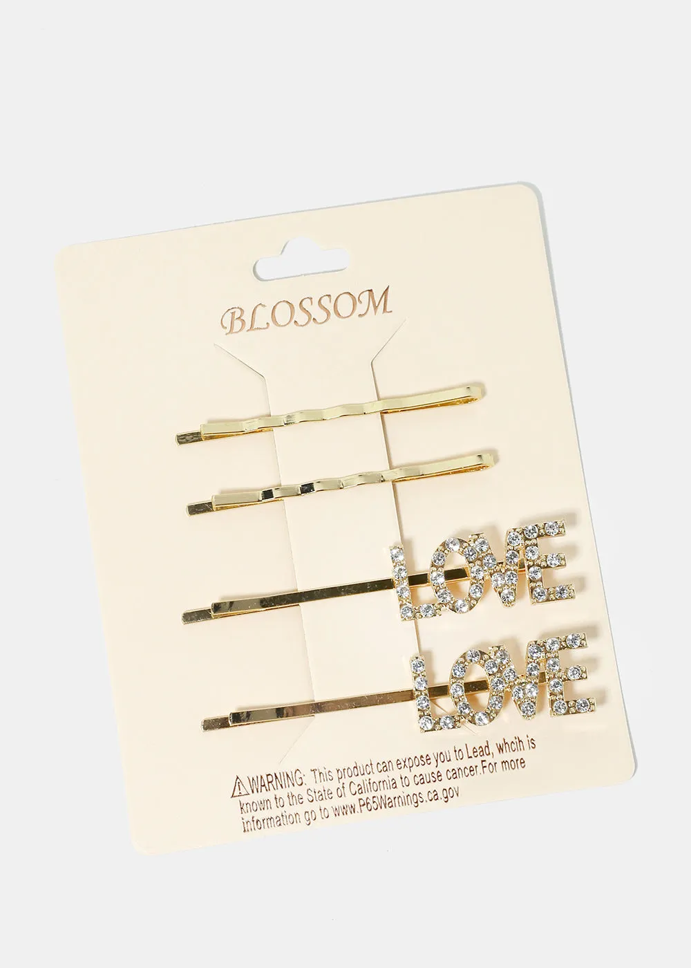 Love Hair Clip Set