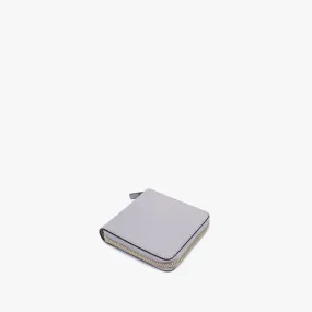 Mallorca Small Wallet - Saffiano Leather - Light Grey / Gold / Grey