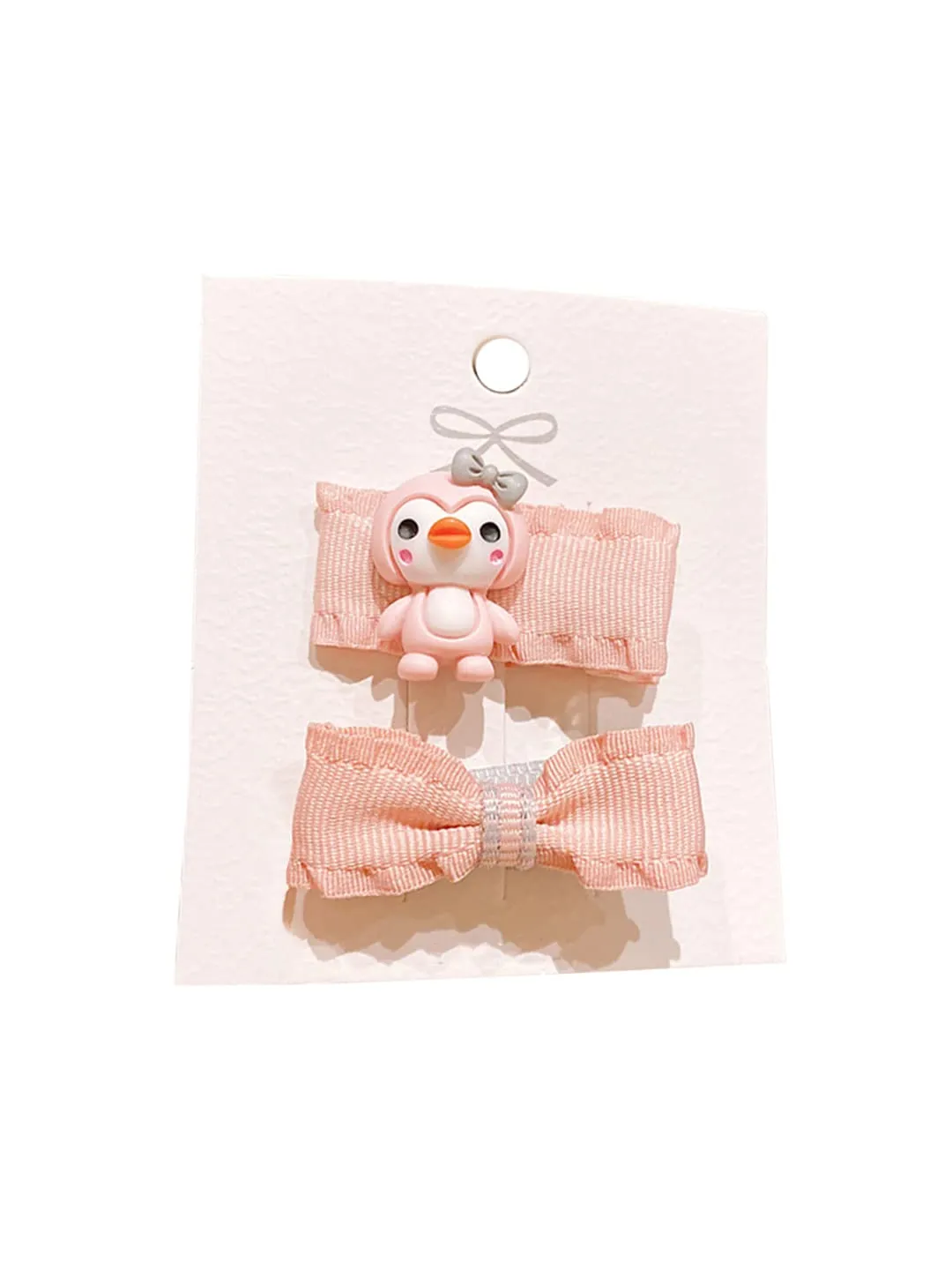 Melbees by Yellow Chimes Hair Clips for Girls 6 Pcs Hair Clips Cute Bow Shaped Hairclips for Kids Atractive Snap Clips Aligator Clips Hair Accessories for Kids and Girls.